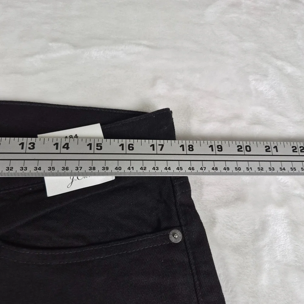 J. Crew 484 Slim Jeans Men's 34x32 Black Denim Stretch Casual Comfort NWT